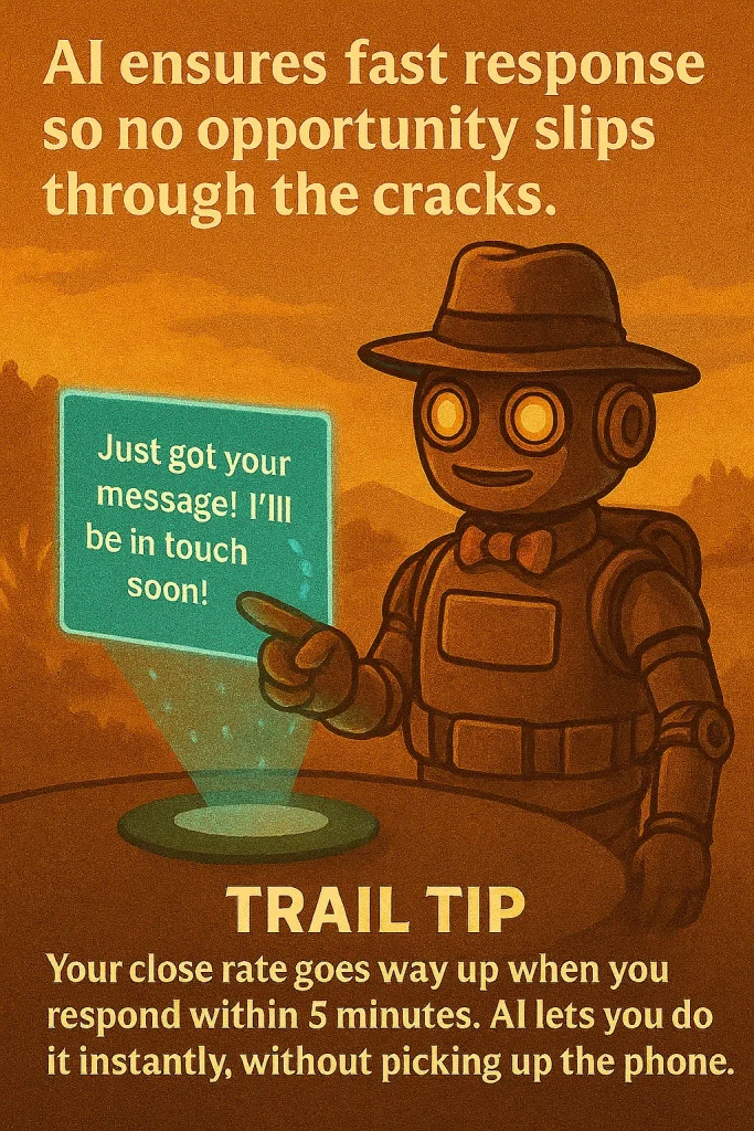 Trail Bot Activating Smart Lead Response Trail Bot using AI tools for local service businesses to send an automatic reply to a new lead